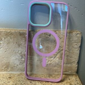 Purple and Mint Phone Case